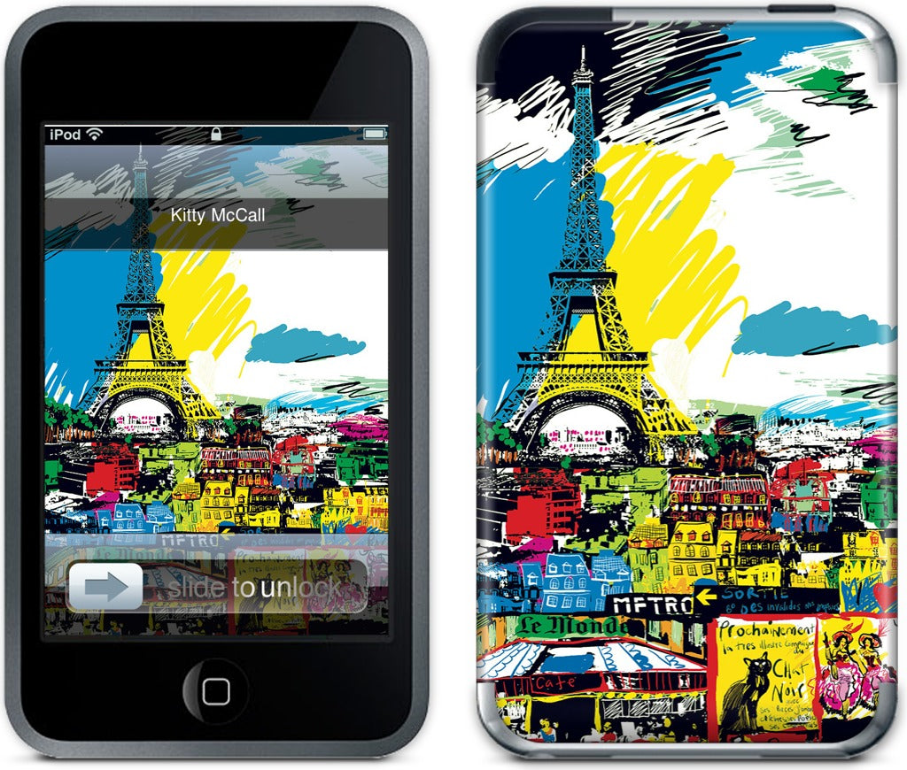 Paris Skyline iPod Skin