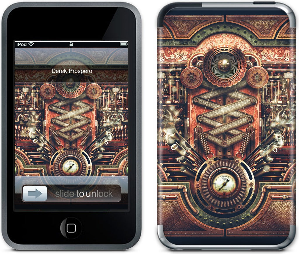 Steampunk Motherboard iPod Skin