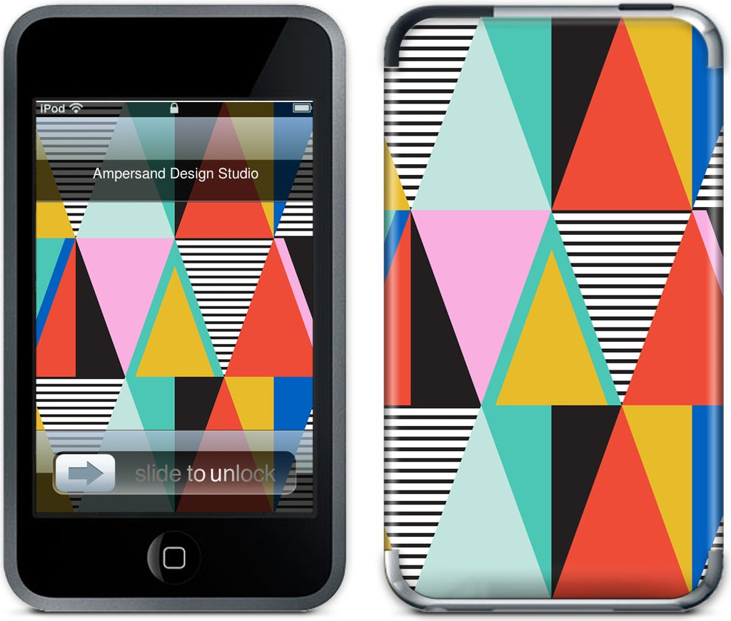 Graphic Triangles iPod Skin