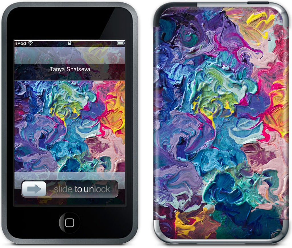Rainbow Flow Abstract iPod Skin