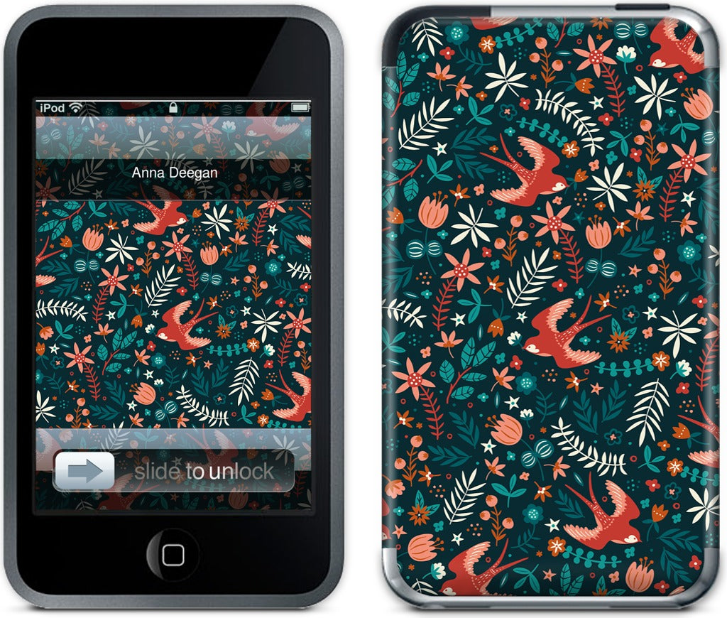 Flying Swallows iPod Skin