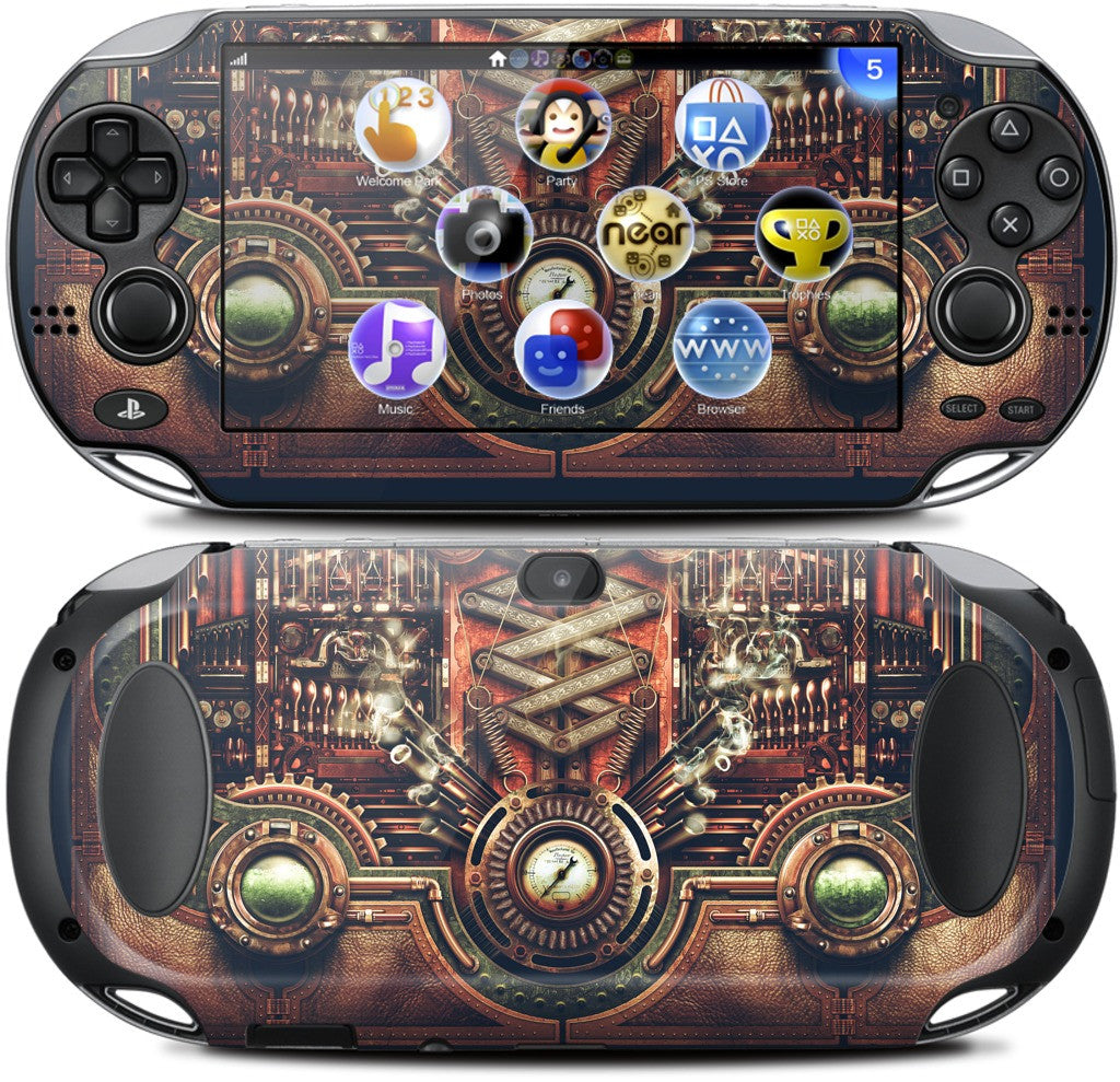 Steampunk Motherboard PlayStation Skin