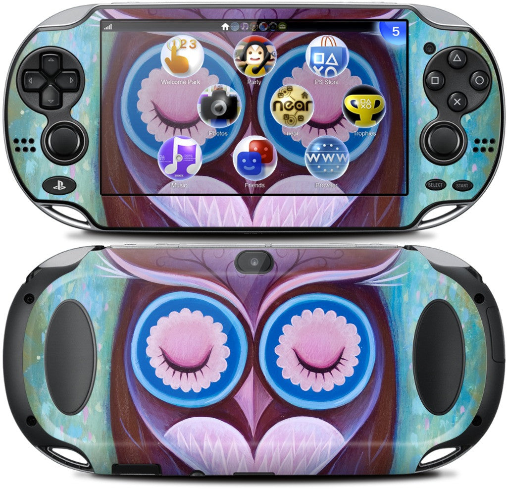 Sleepy Owl PlayStation Skin