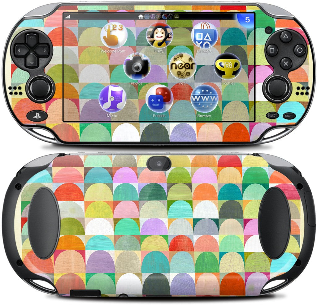 Half Circles PlayStation Skin