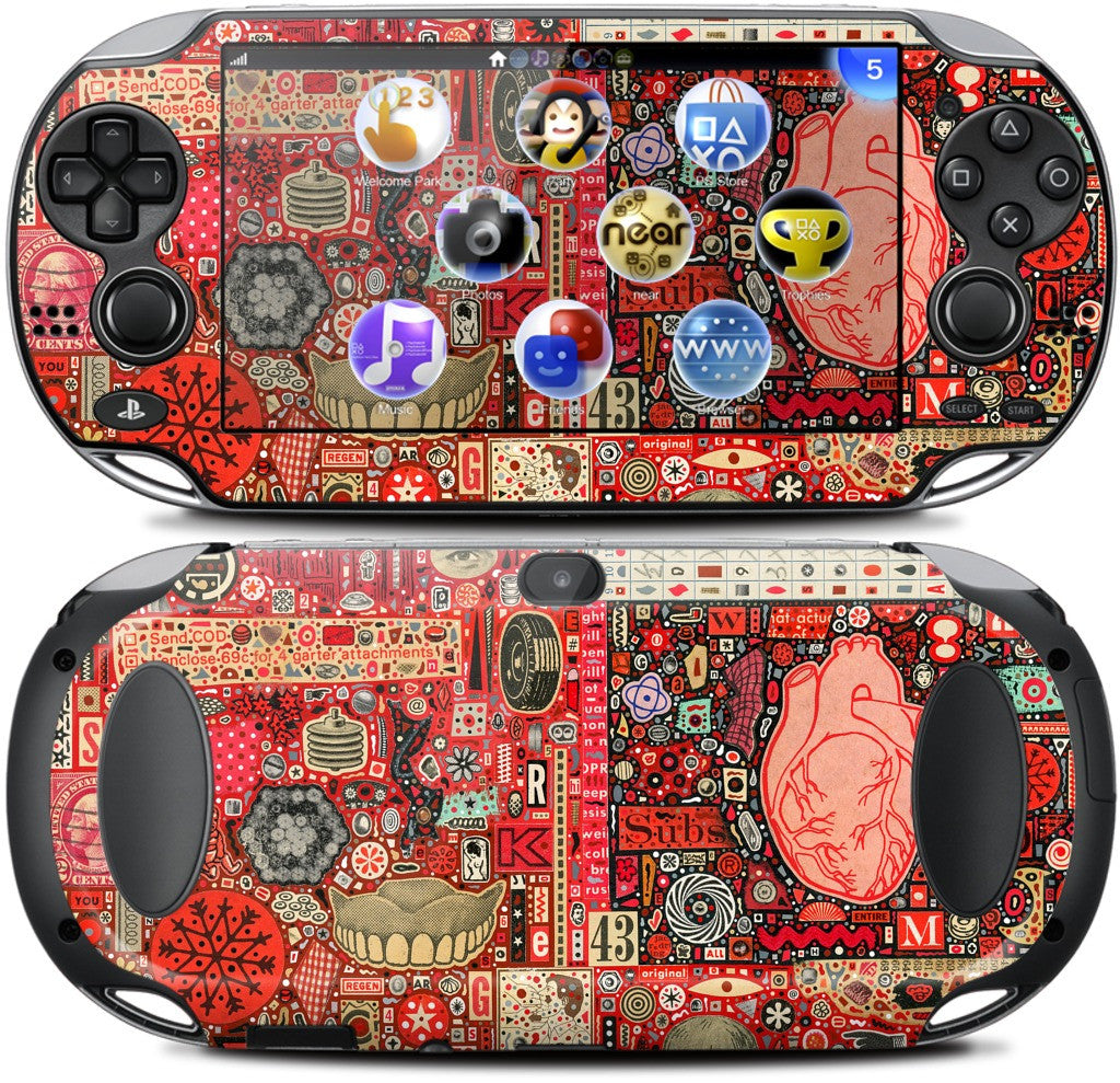 Big Numbers - Heart and Teeth PlayStation Skin