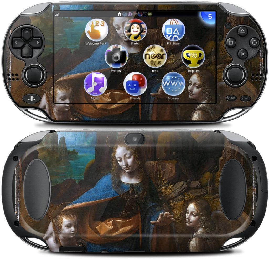 Virgin of the Rocks PlayStation Skin