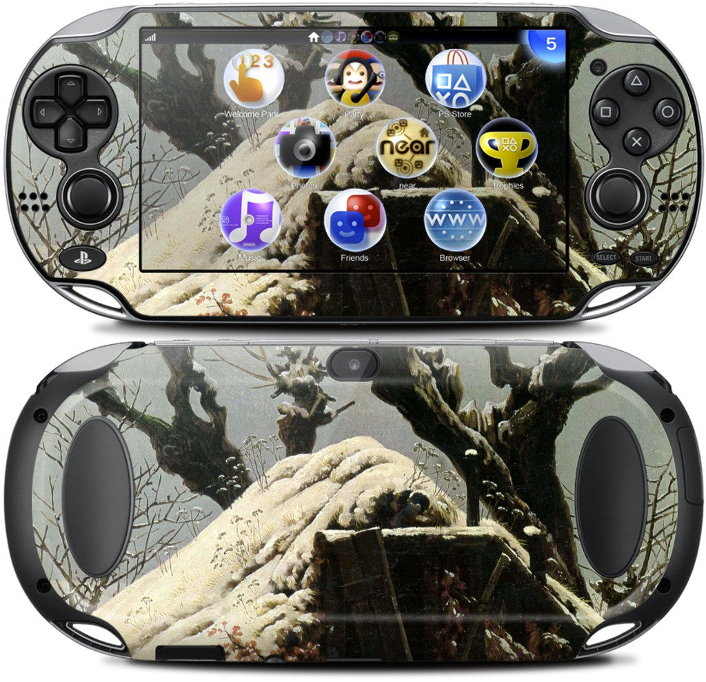 Snowy Cottage PlayStation Skin