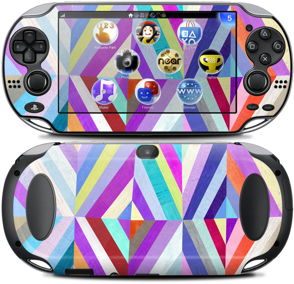 Purple Diamonds PlayStation Skin