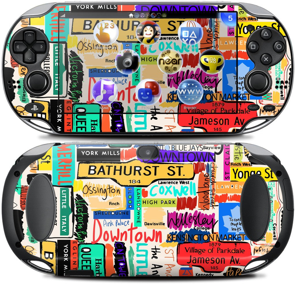 Toronto words PlayStation Skin