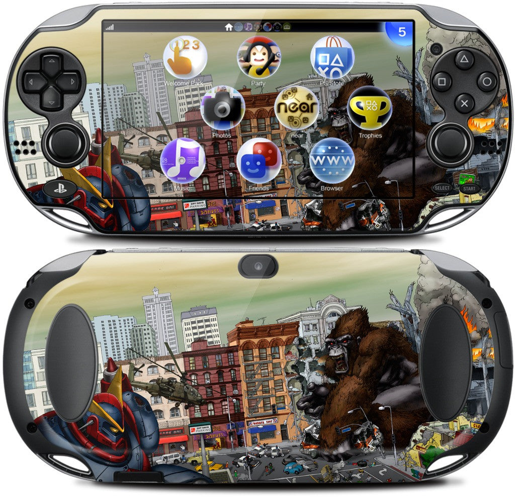 War Of The Monsters PlayStation Skin