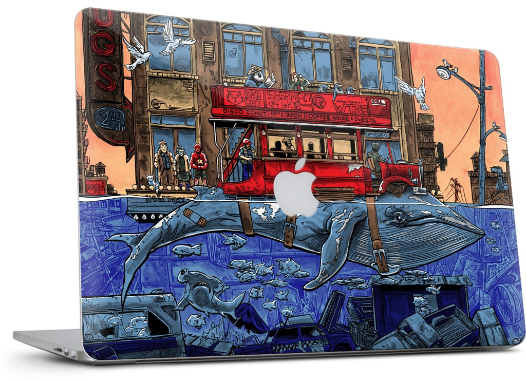 Northbound Whale MacBook Skin