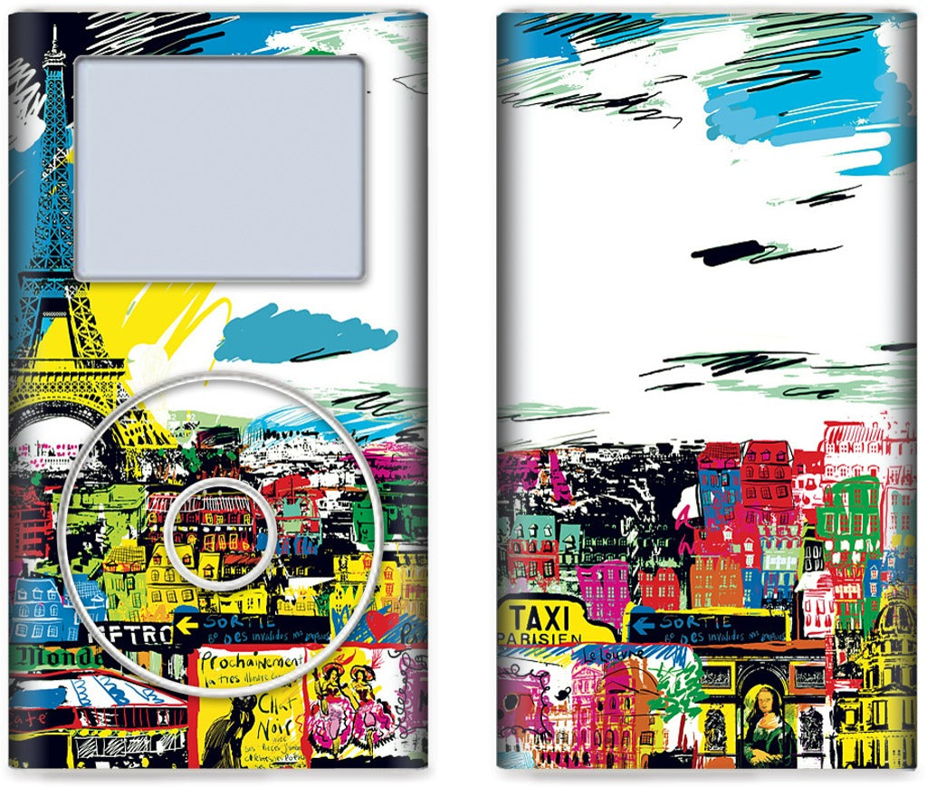 Paris Skyline iPod Skin