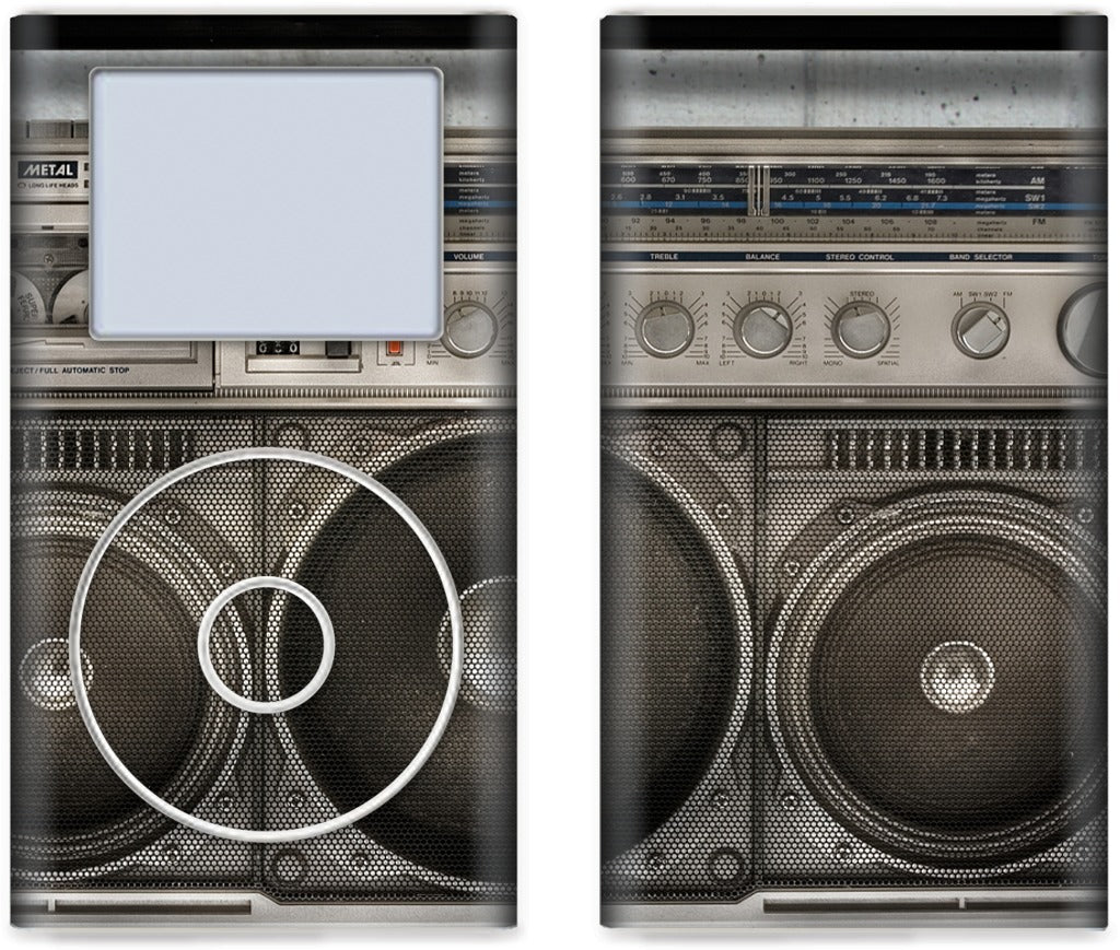 Boombox iPod Skin