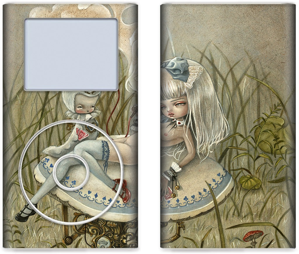 Alice and the Caterpillar iPod Skin