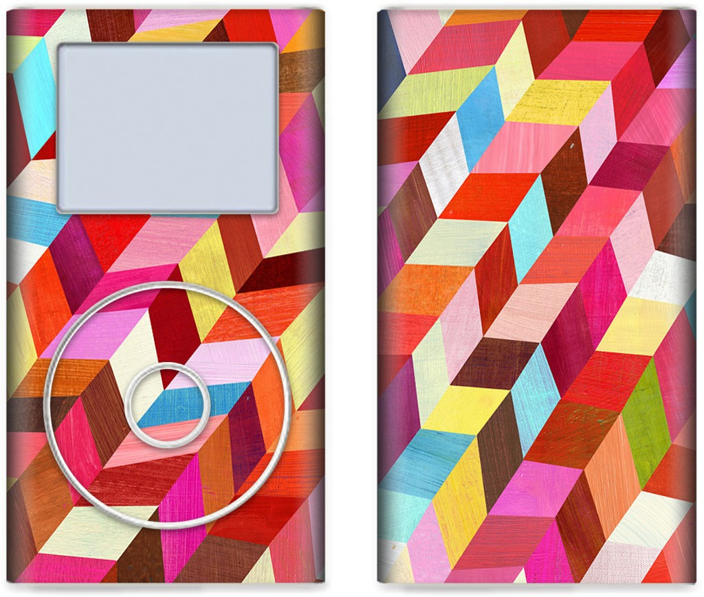 Red Rhombus iPod Skin