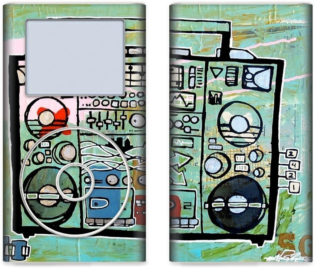 Ghetto Blaster iPod Skin