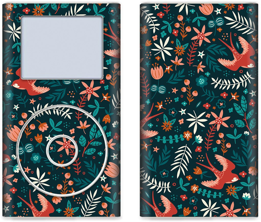 Flying Swallows iPod Skin