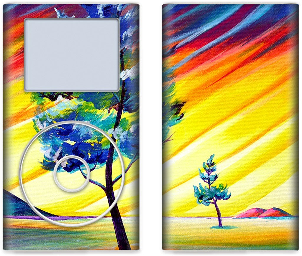 Thick Frost Sunset Glow iPod Skin
