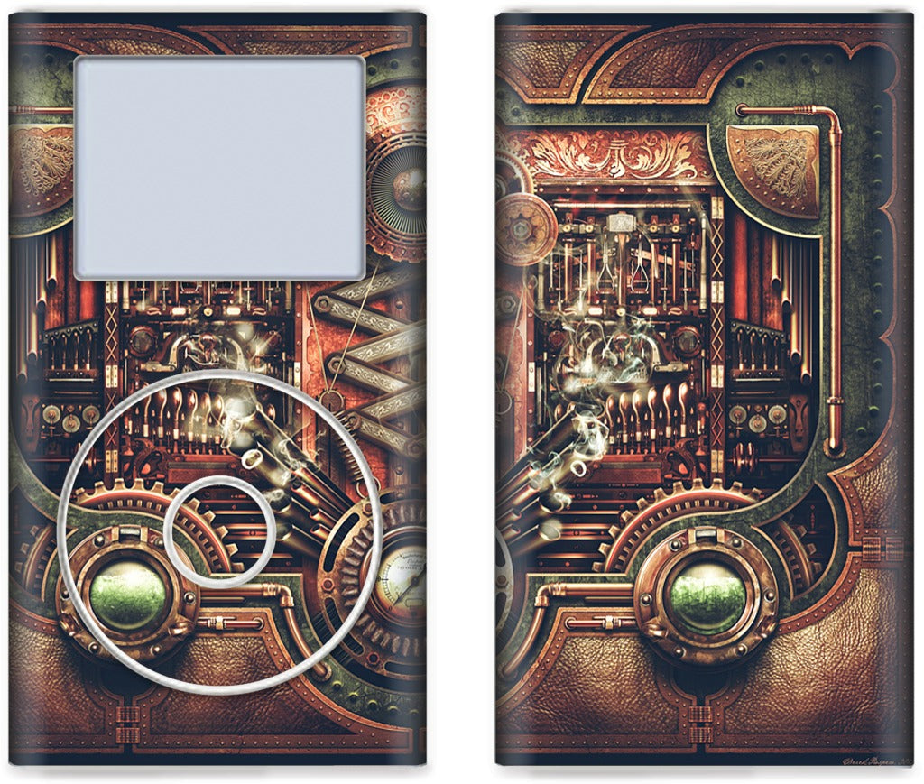 Steampunk Motherboard iPod Skin