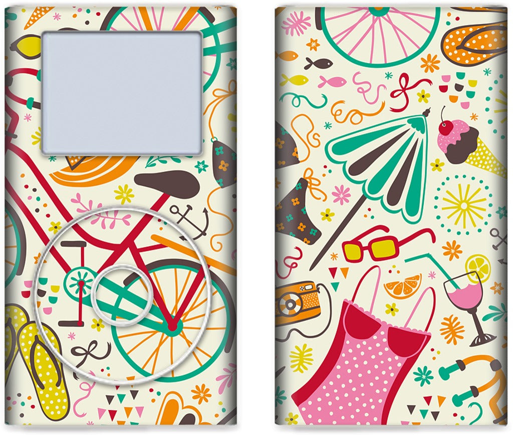 Seaside Cycle iPod Skin