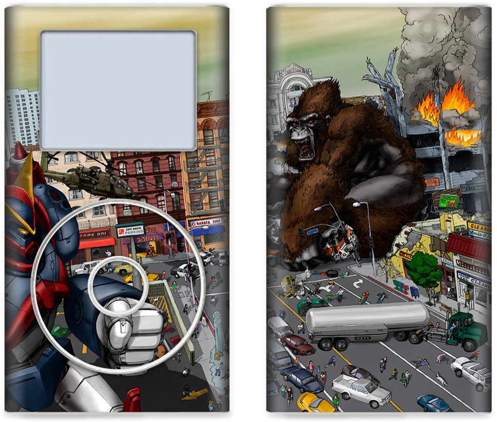 War Of The Monsters iPod Skin