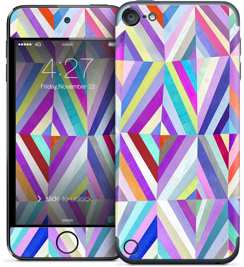 Purple Diamonds iPod Skin