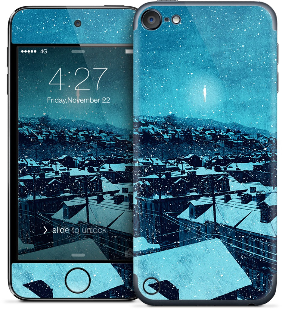 "we wait out the storm, and i am floored" iPod Skin
