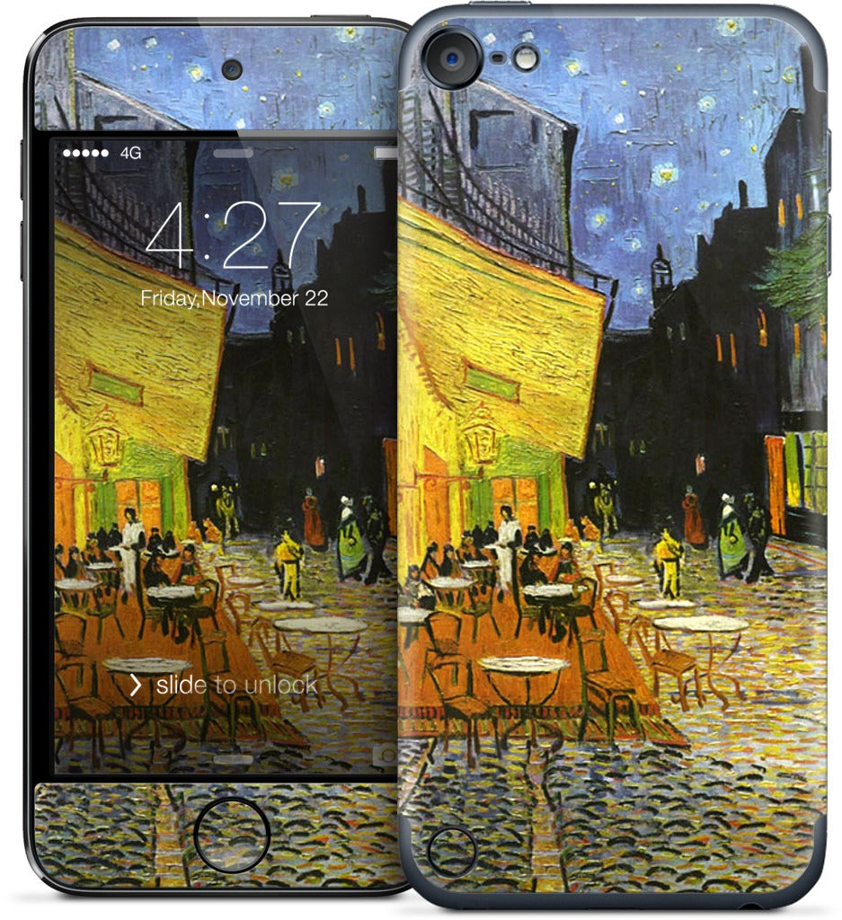 Cafe at Night iPod Skin