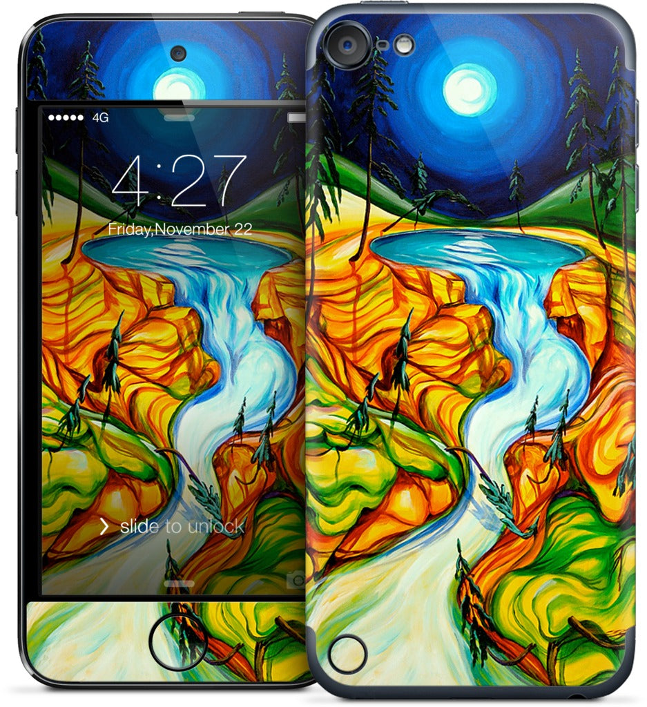 Cup Of Life Athabasca Falls Jasper iPod Skin