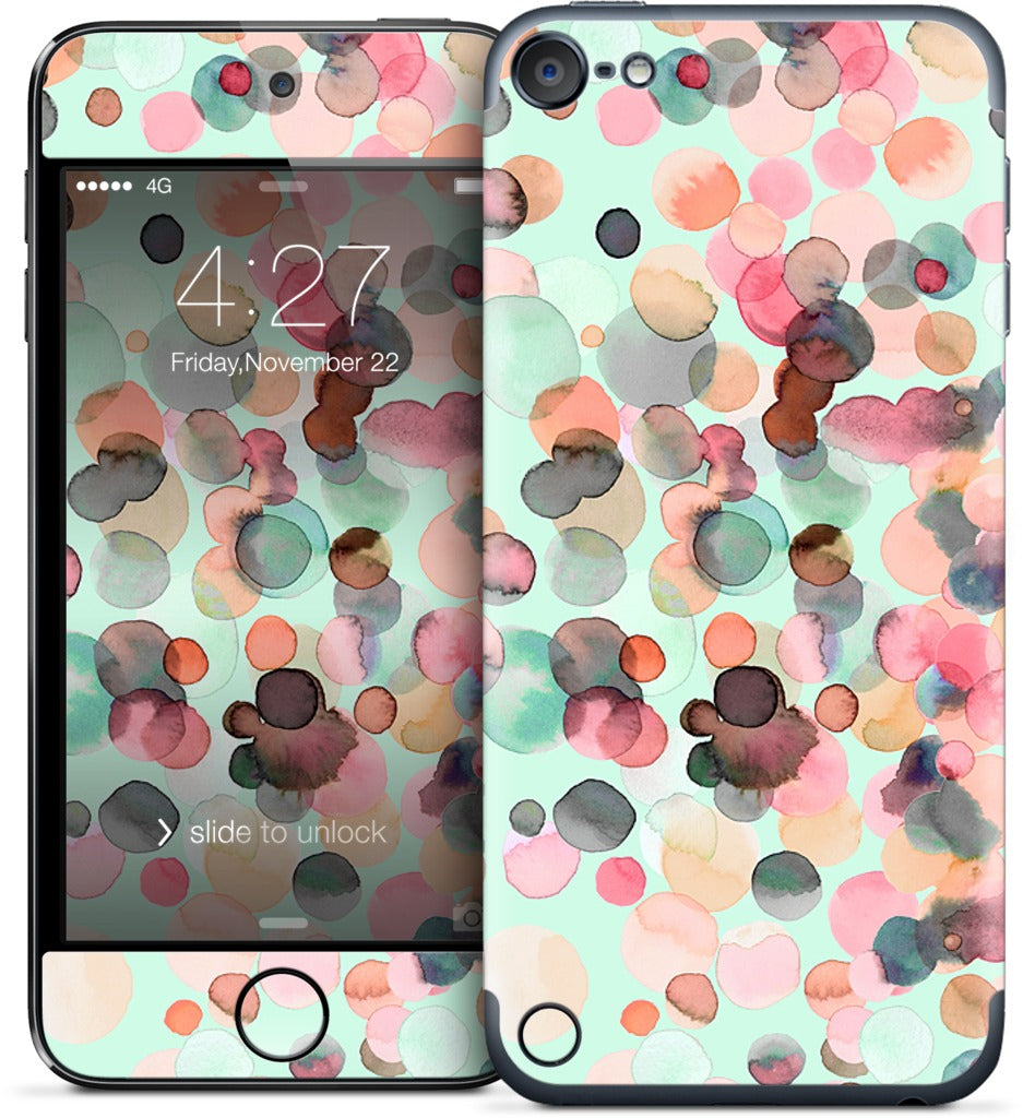 Color drops iPod Skin