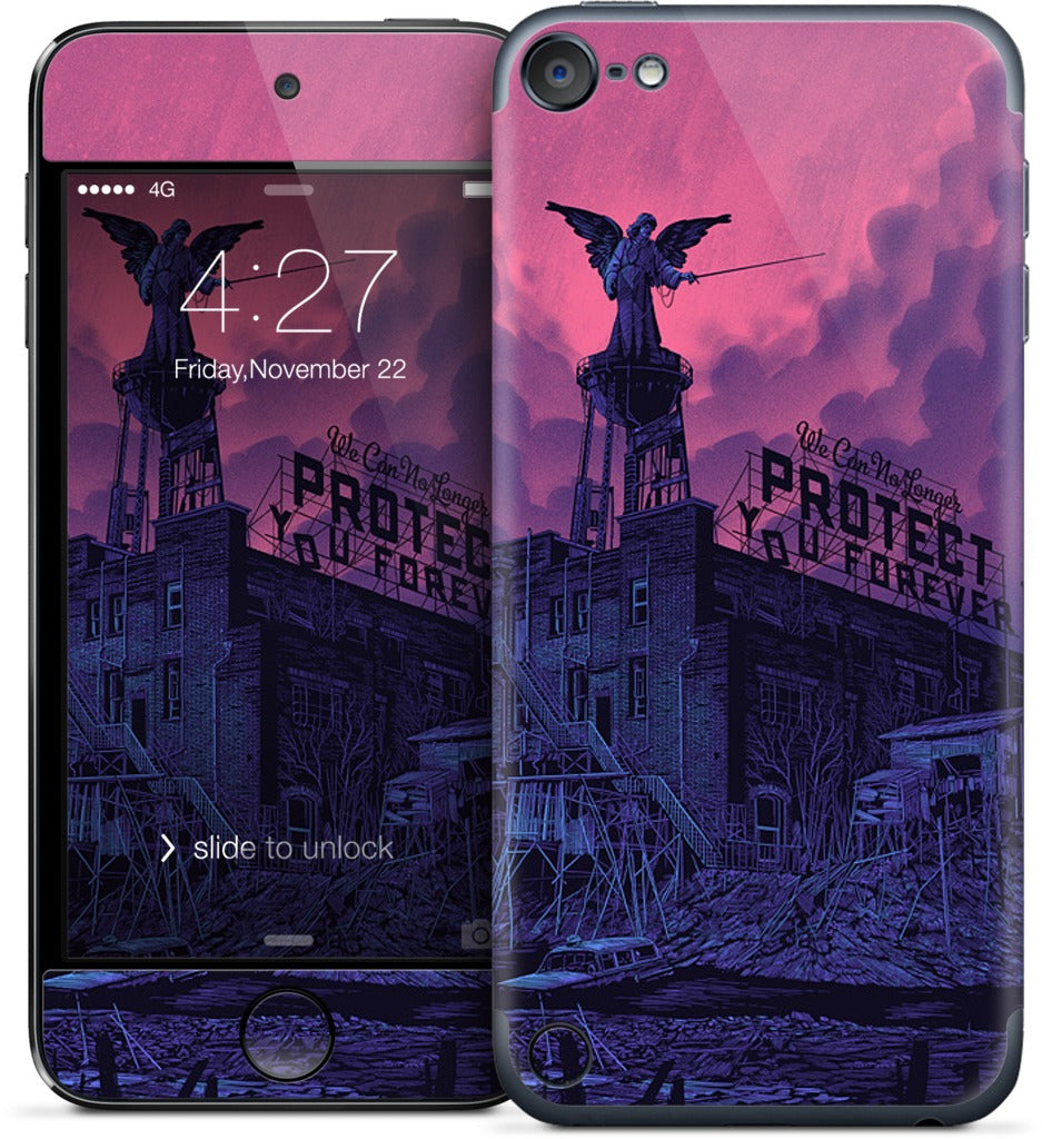 We Can No Longer Protect You iPod Skin