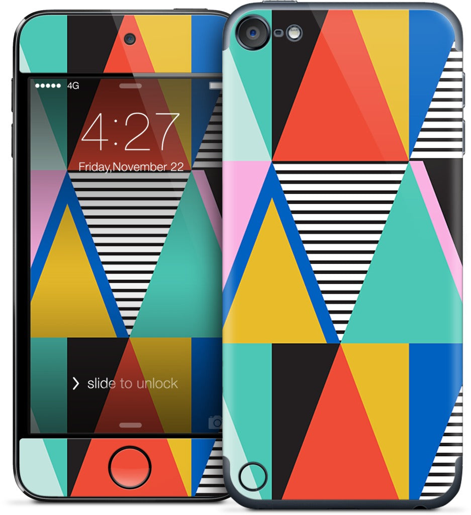 Graphic Triangles iPod Skin