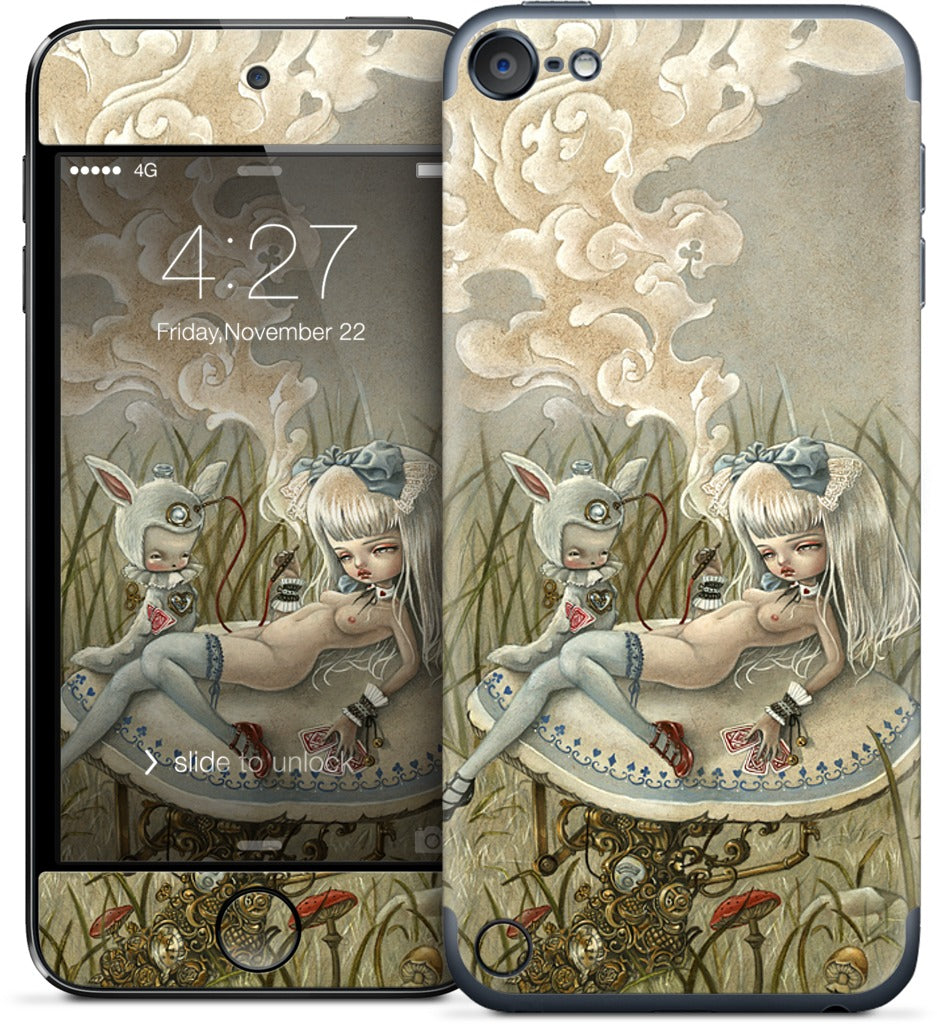 Alice and the Caterpillar iPod Skin