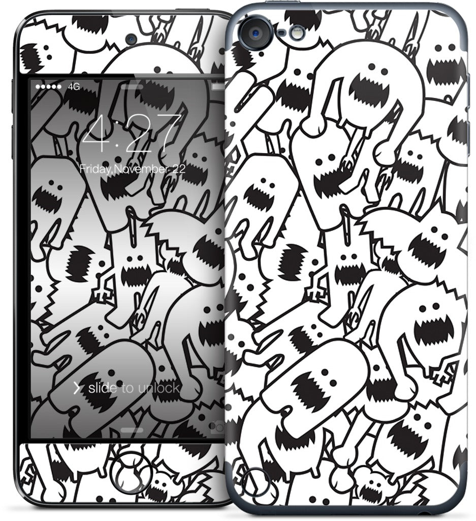 Monster Collage iPod Skin
