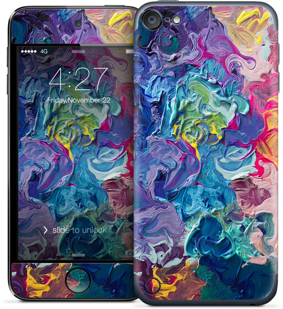 Rainbow Flow Abstract iPod Skin