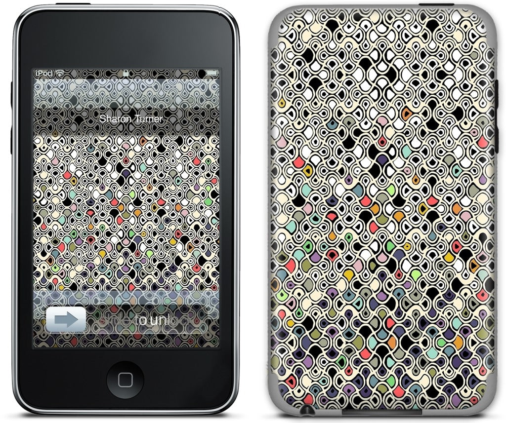 cellular ombre iPod Skin
