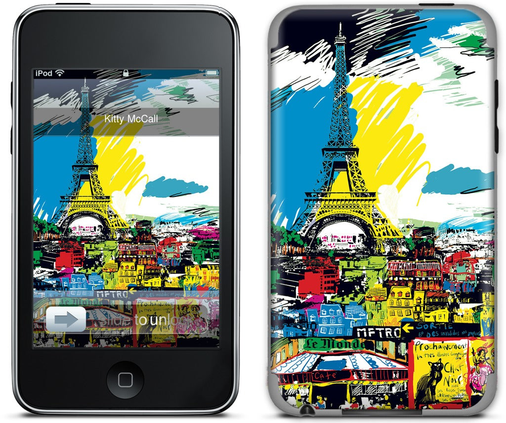 Paris Skyline iPod Skin
