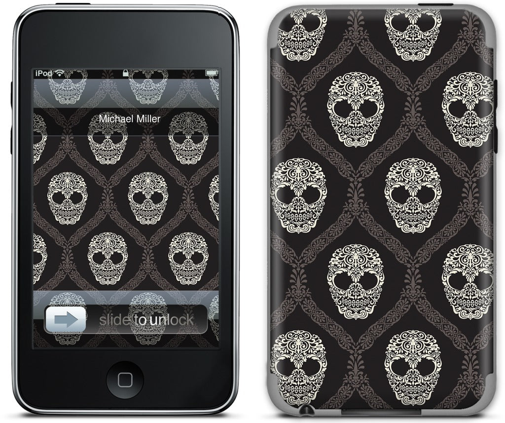 Skull Damask iPod Skin