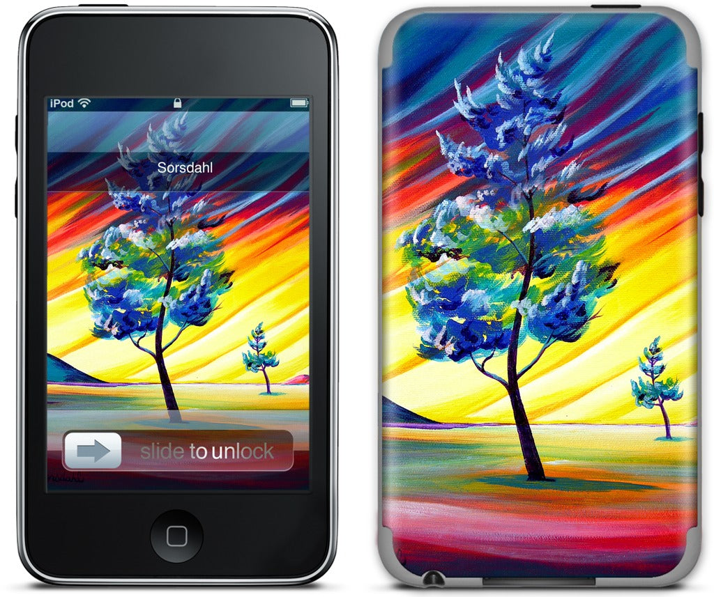 Thick Frost Sunset Glow iPod Skin