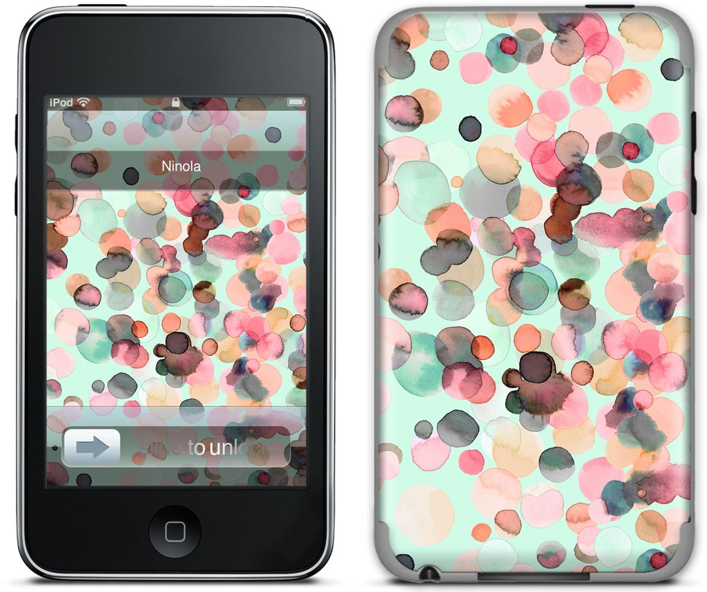 Color drops iPod Skin