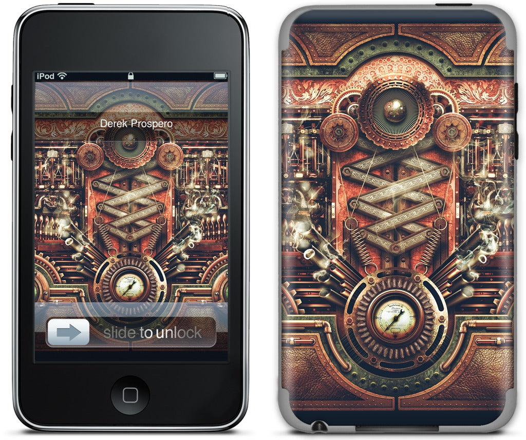 Steampunk Motherboard iPod Skin