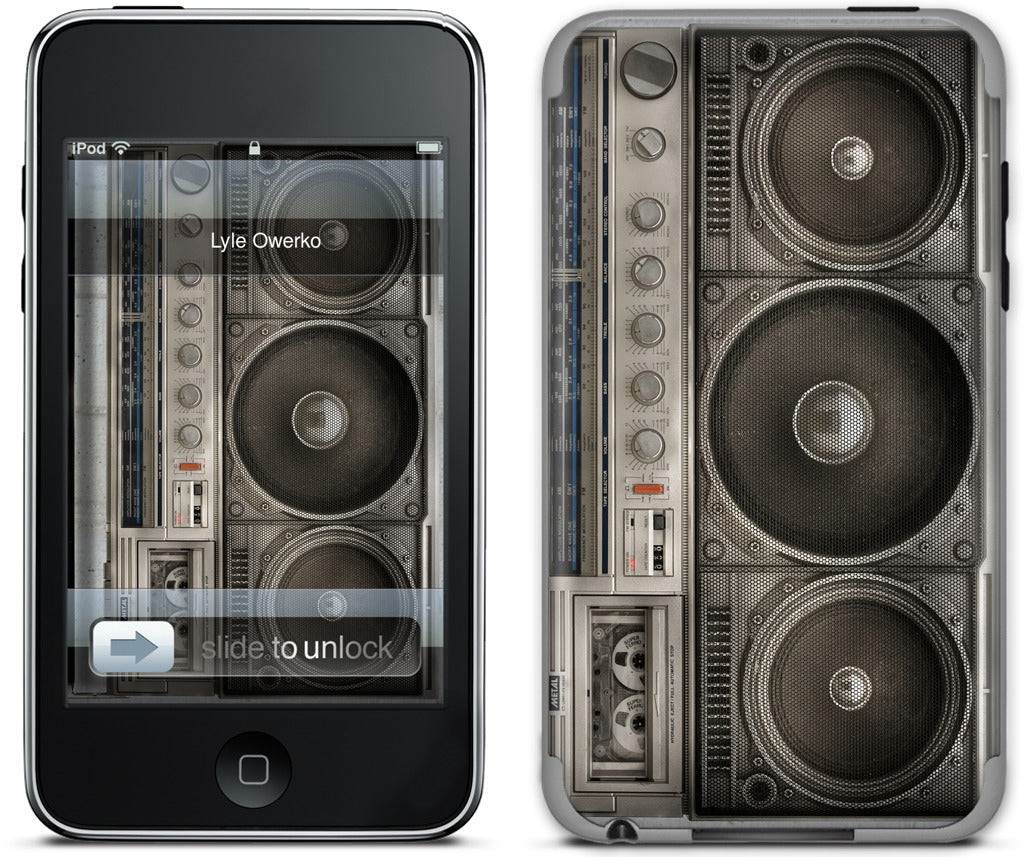 Boombox iPod Skin