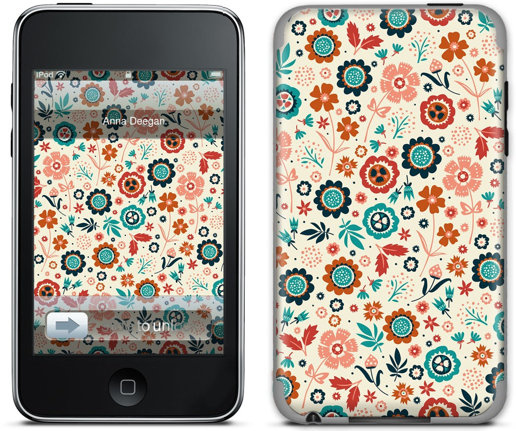 Folk Flowers iPod Skin