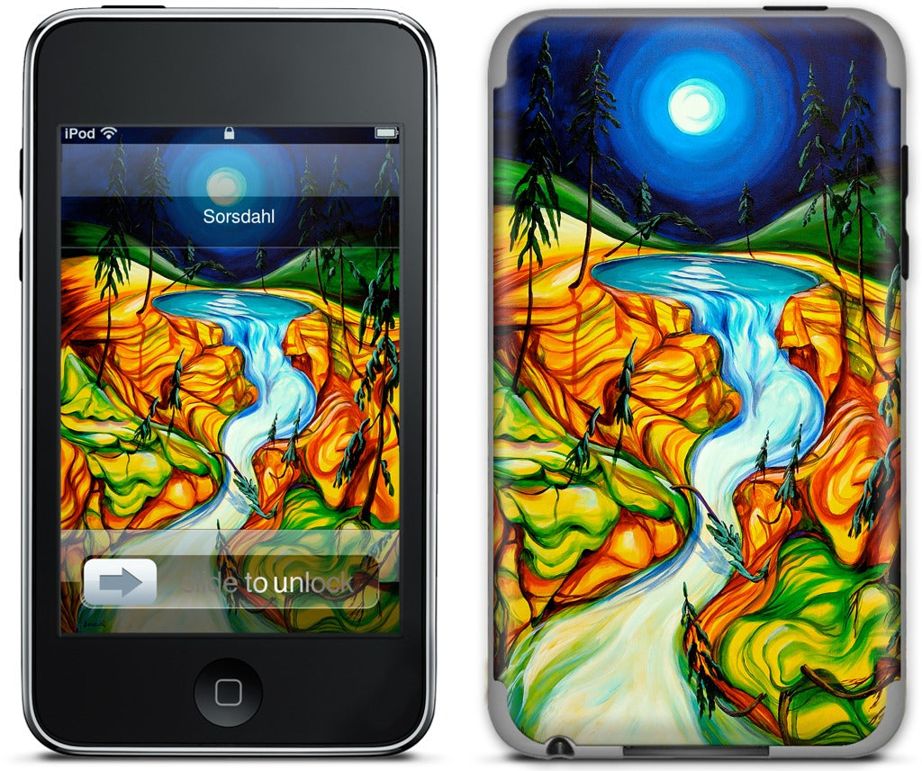 Cup Of Life Athabasca Falls Jasper iPod Skin