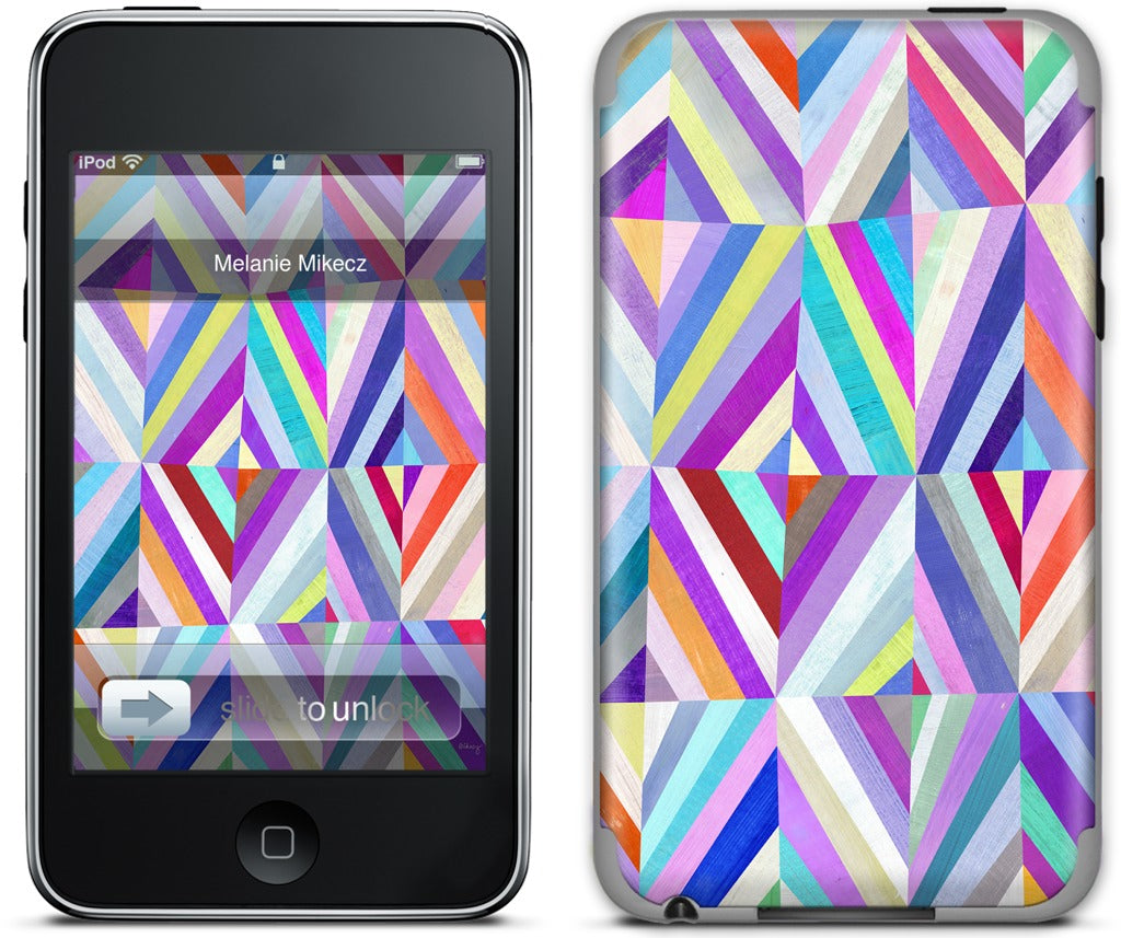 Purple Diamonds iPod Skin