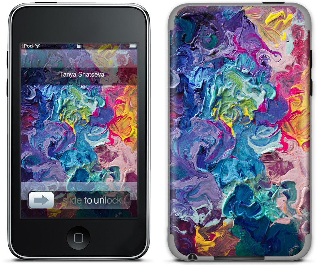 Rainbow Flow Abstract iPod Skin