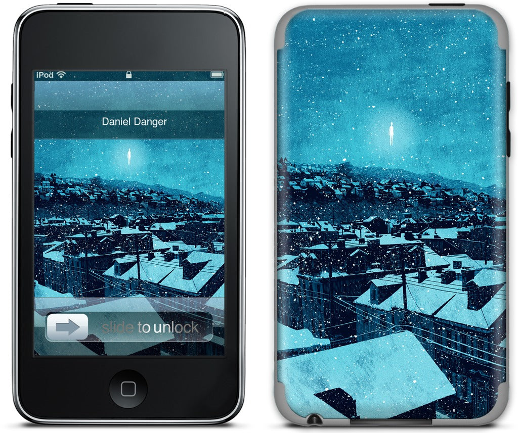 "we wait out the storm, and i am floored" iPod Skin
