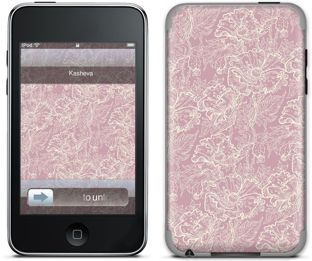 Poppy iPod Skin