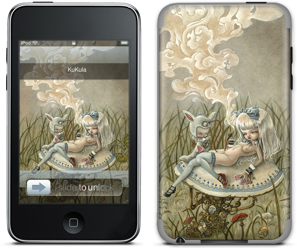 Alice and the Caterpillar iPod Skin