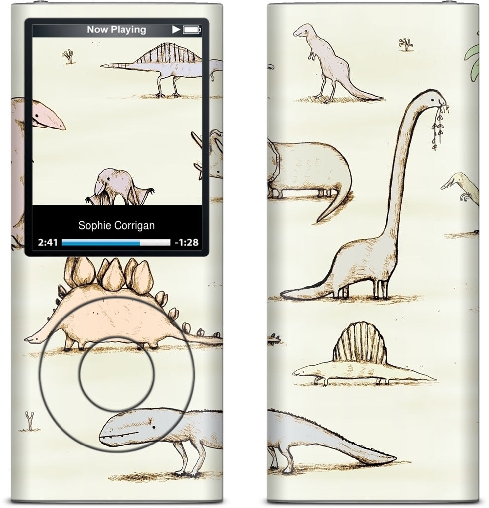Dinosaurs iPod Skin